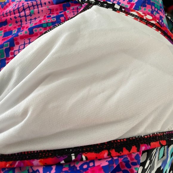 Animal Print Floral Bikini Top - Picture 4 of 4